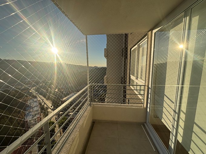 Terraza con vista despejada