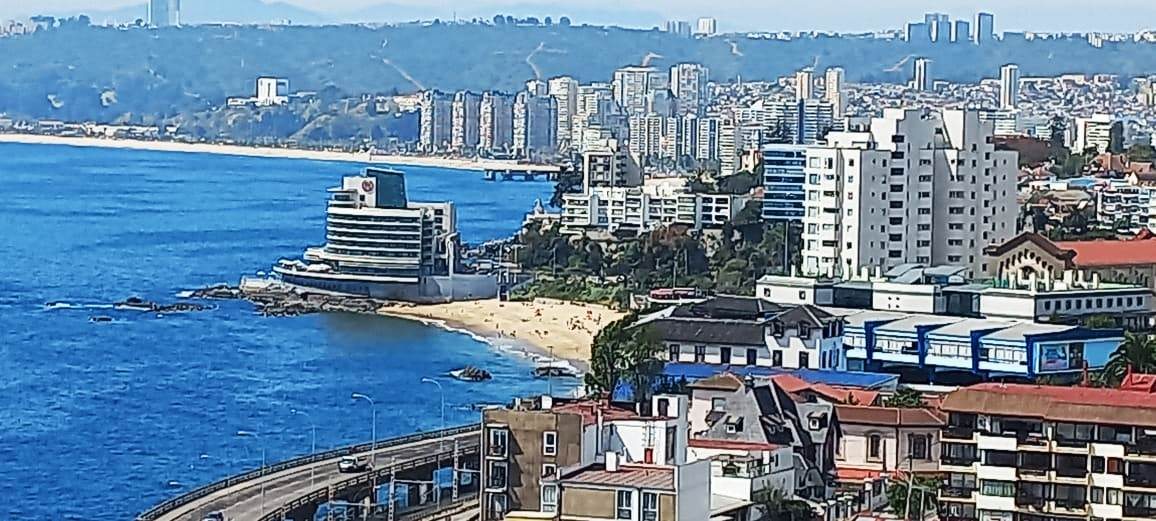 vista hacia viña del mar
