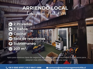 Arriendo Mensual / Local Comercial / Concepción