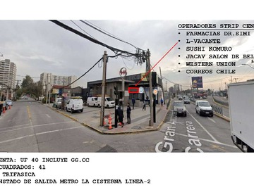 Arriendo Mensual / Local Comercial / La Cisterna