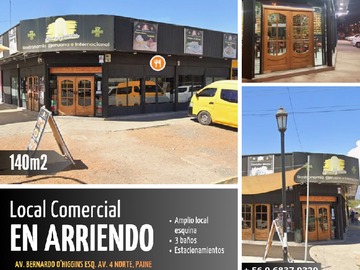 Arriendo Mensual / Local Comercial / Paine