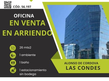 Arriendo Mensual / Oficina / Las Condes