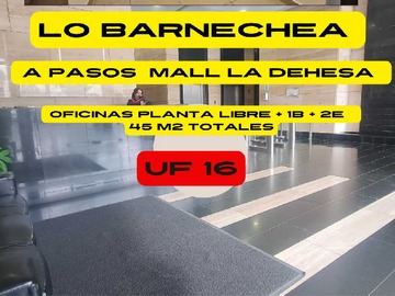 Arriendo Mensual / Oficina / Lo Barnechea