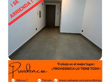 Arriendo Mensual / Oficina / Providencia