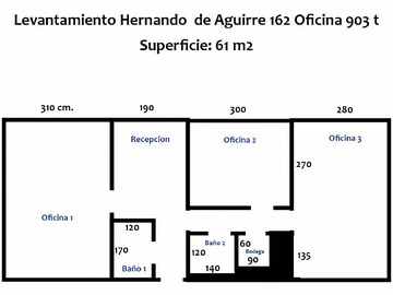 Arriendo Mensual / Oficina / Providencia