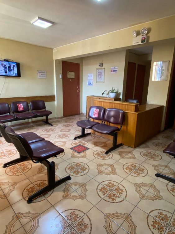 Recepción por piso típica