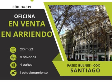 Arriendo Mensual / Oficina / Santiago