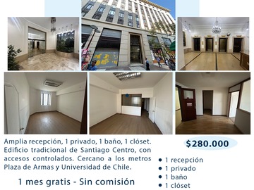 Arriendo Mensual / Oficina / Santiago