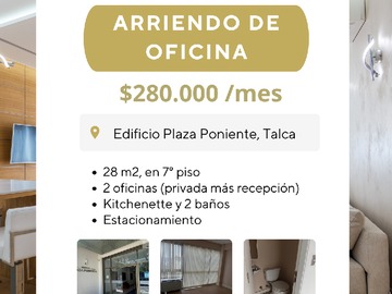 Arriendo Mensual / Oficina / Talca