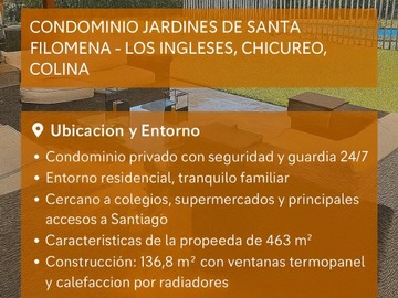 Arriendo Mensual / Parcela / Colina