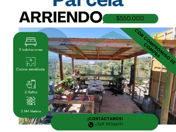 Arriendo Mensual / Parcela / Limache