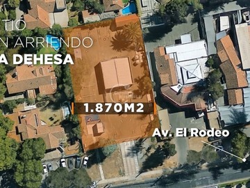 Arriendo Mensual / Sitio / Lo Barnechea