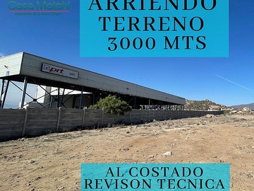 Arriendo Mensual / Terreno Industrial / Coquimbo