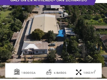 Arriendo Mensual / Terreno Industrial / San Bernardo