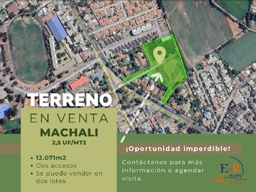 Arriendo Mensual / Terreno / Machalí