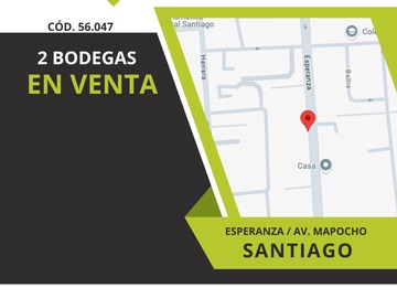 Venta / Bodega / Santiago