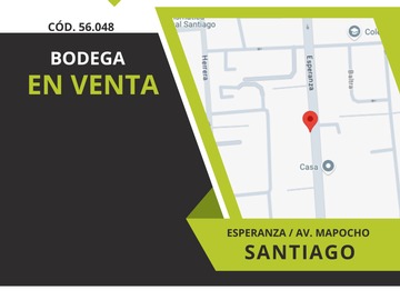 Venta / Bodega / Santiago