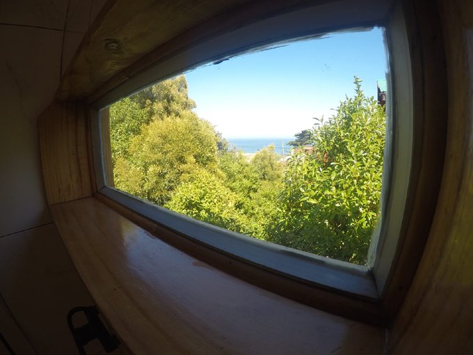 Ventana del baño del segundo piso
