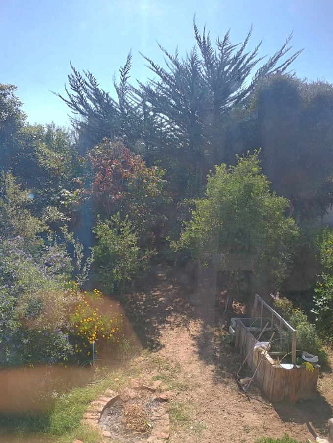 vista de patio en altura