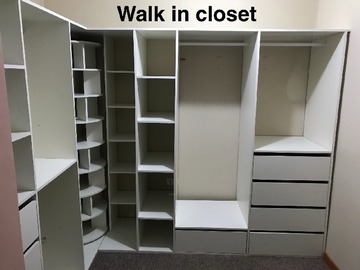 Walk in closet.