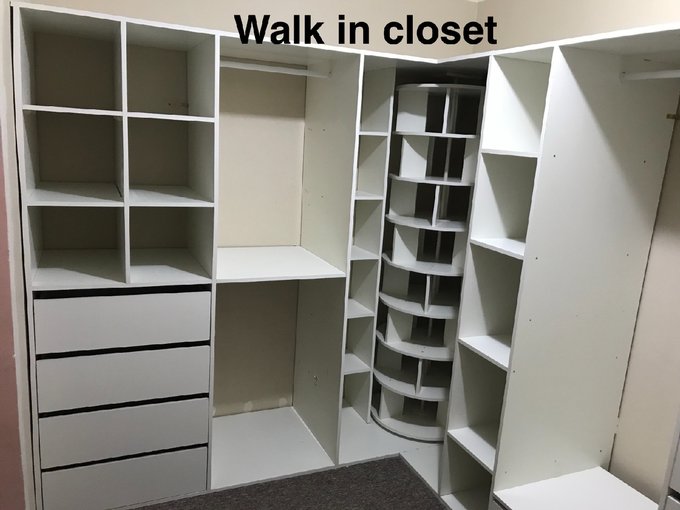 Walk in closet.
