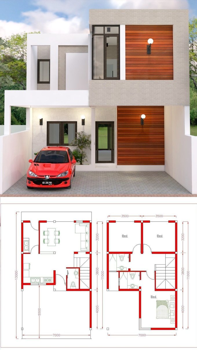 PROYECTO CASA 2 PISOS