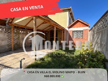 Venta / Casa / Buin