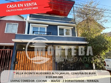 Venta / Casa / Buin