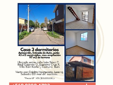 Venta / Casa / Buin