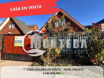 Venta / Casa / Buin