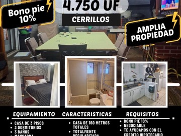 Venta / Casa / Cerrillos