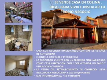 Venta / Casa / Colina