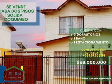 Venta / Casa / Coquimbo