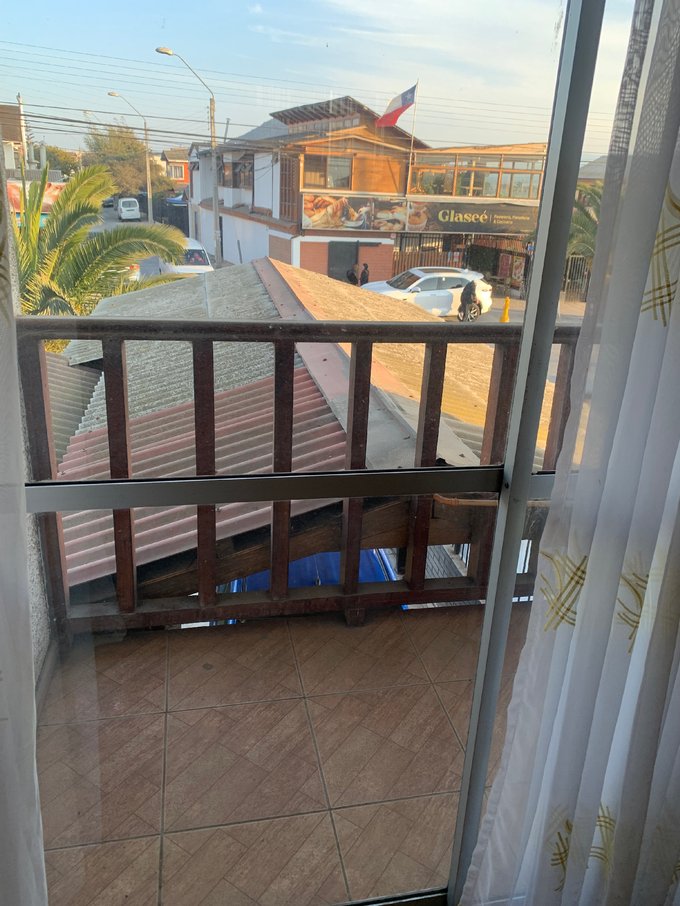 Balcon con vista frontis