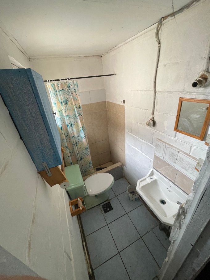 Baño departamento.
