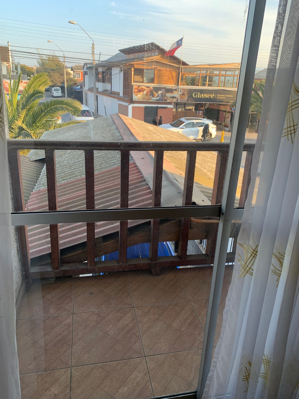 Balcon con vista frontis
