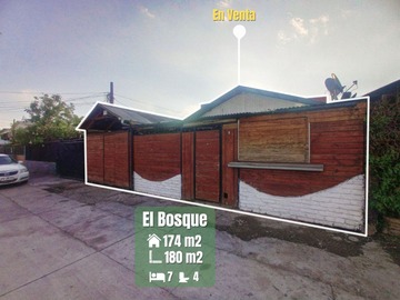 Venta / Casa / El Bosque