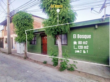 Venta / Casa / El Bosque