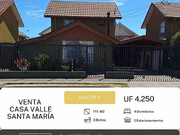 Venta / Casa / Hualpén