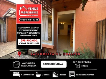 Venta / Casa / Hualpén