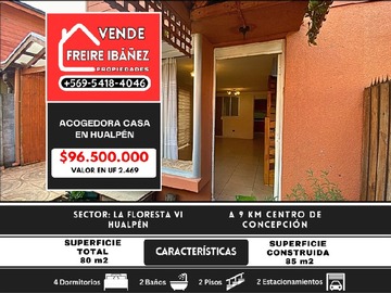 Venta / Casa / Hualpén