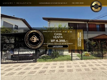 Venta / Casa / La Florida