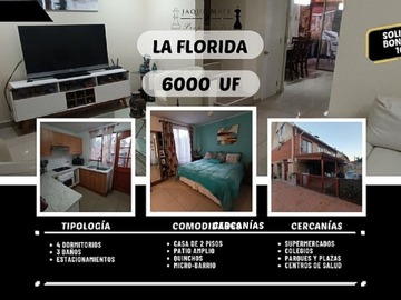 Venta / Casa / La Florida