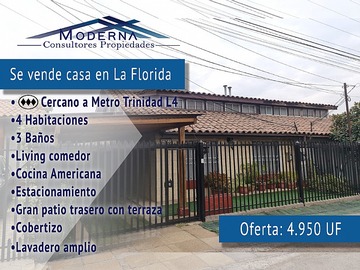 Venta / Casa / La Florida