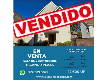 Venta / Casa / La Reina