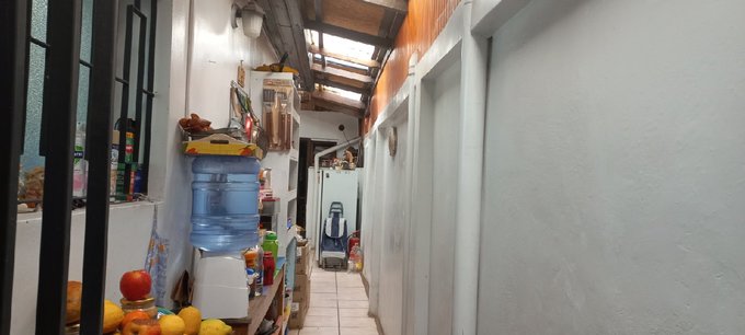 Pasillo conectividad a habitación interior