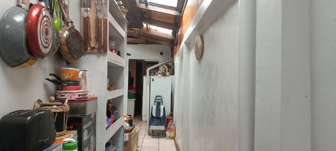 Pasillo conectividad a habitación interior