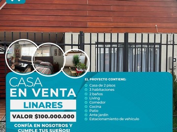 Venta / Casa / Linares