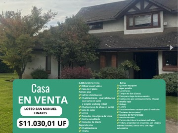 Venta / Casa / Linares
