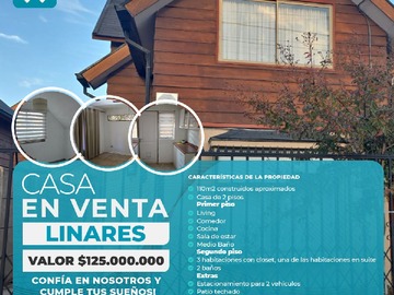Venta / Casa / Linares